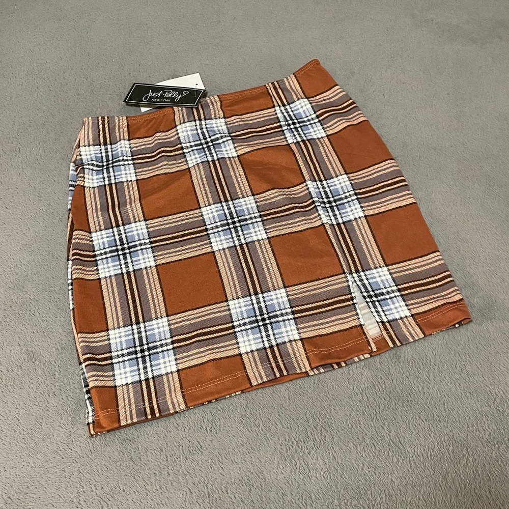 NWT Just Polly mini skirt